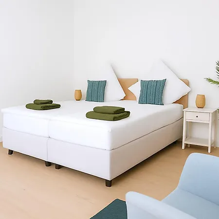 아파트 Nu2 Urban Neu-ulm, 3 Schlafzimmer & Balkon